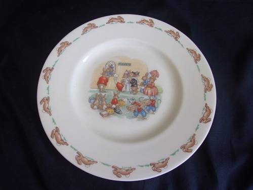 Vintage Royal Doulton Bunnykins 5 piece breakfast set - Golden Jubilee Celebration collection
