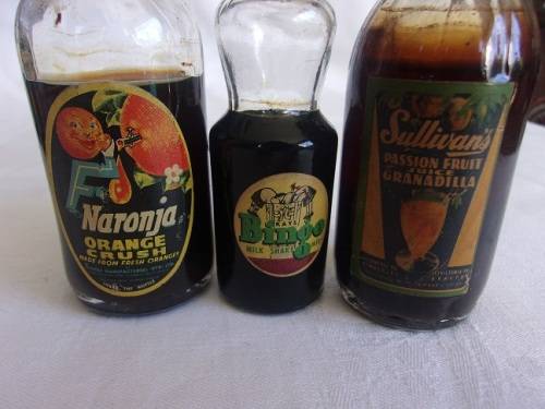13 Vintage miniature cooldrink bottles for 1 bid
