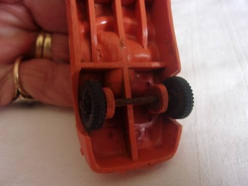 5 Vintage Tomte Laerdal vinyl/ plastic toy cars/wagon/train for 1 bid