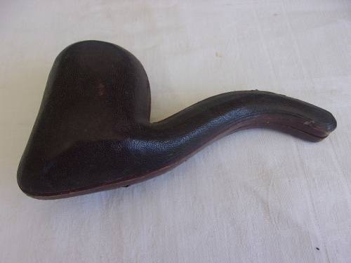 Victorian lady`s head Meerschaum pipe in case - no stem