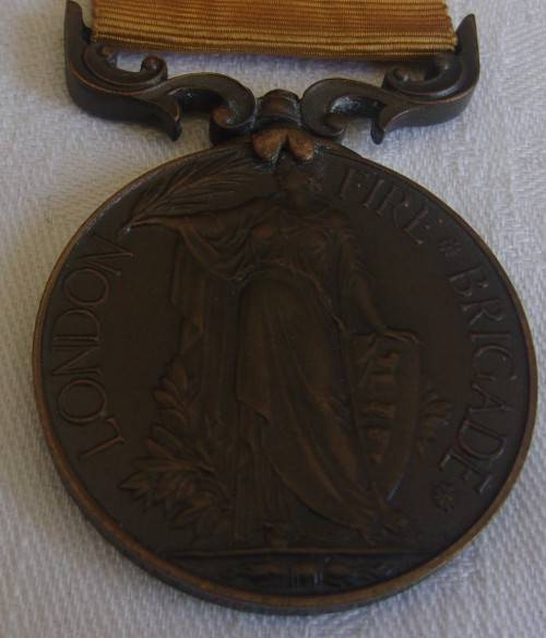 6 WW1 medals and Silver War Badge awarded to J. & J.H. Ludgrove - London Fire Brigade medal included