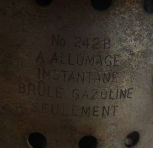 Pre WW2 Coleman 242 B Sport-Light  pressure lantern for restoration - made in Canada