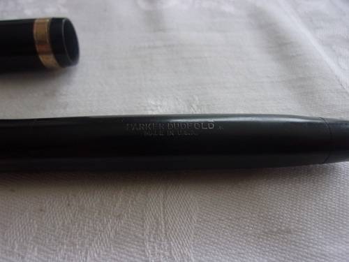 Vintage Parker Duofold gold filled button filler fountain pen