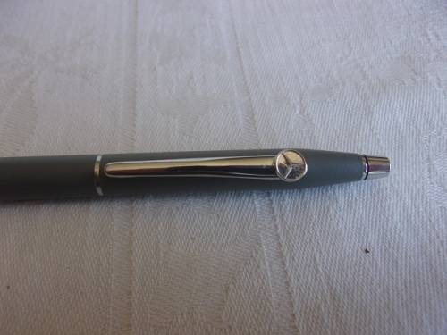 Vintage matte grey Cross 3 piece pen & pencil set - Mercedes logo