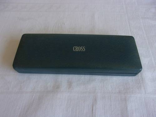 Vintage matte grey Cross 3 piece pen & pencil set - Mercedes logo