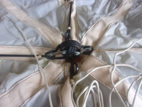 Rare Irvin Mk1 Ref 15A/100 Auxiliary Parachute pilot chute - possibly WW2