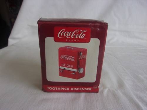 Boxed vintage Coca-Cola toothpick dispenser