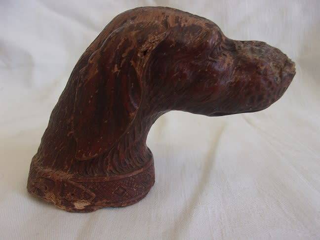 Vintage Gaskell & Chambers Quarter Gill Optic Pearl, scrimshaw and hunting dog head bottle openers