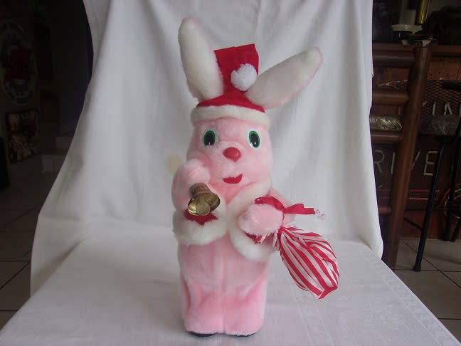Vintage Duracell Christmas Bunny and Football Bunny for 1 bid
