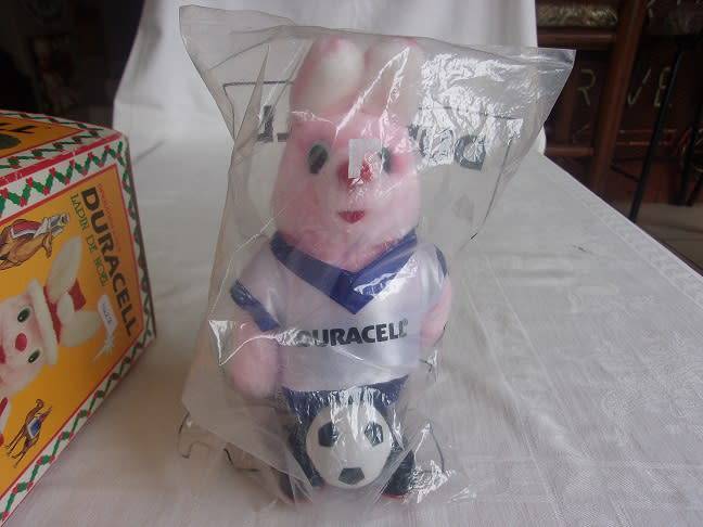Vintage Duracell Christmas Bunny and Football Bunny for 1 bid
