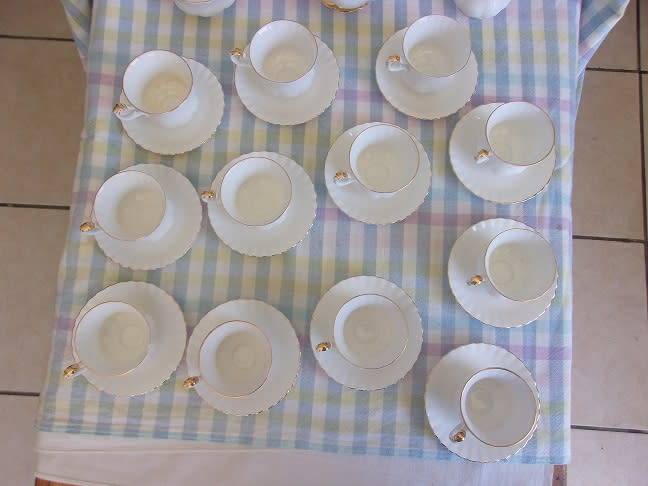 Vintage 28 piece Royal Albert Val D`or coffee set - discontinued