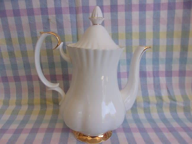 Vintage 28 piece Royal Albert Val D`or coffee set - discontinued