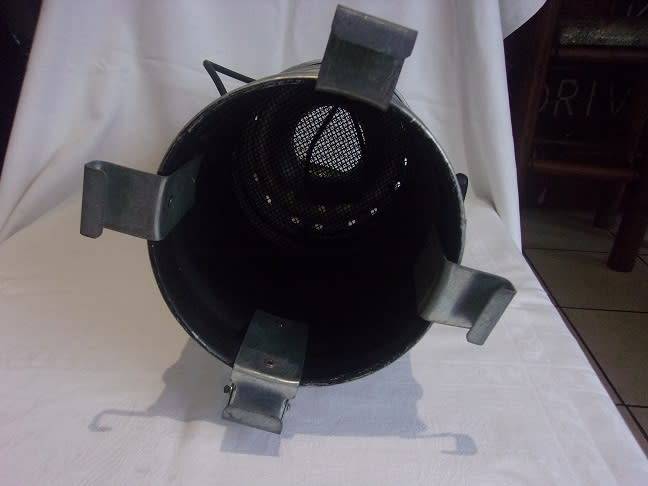 Vintage aluminum can stage light - made in Italy