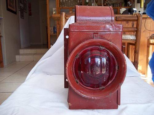 Vintage large SAR Railway lantern