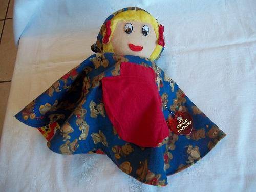 A vintage Reinhart Collection Goldilocks & The Three Bears Topsy Turvy stuffed doll