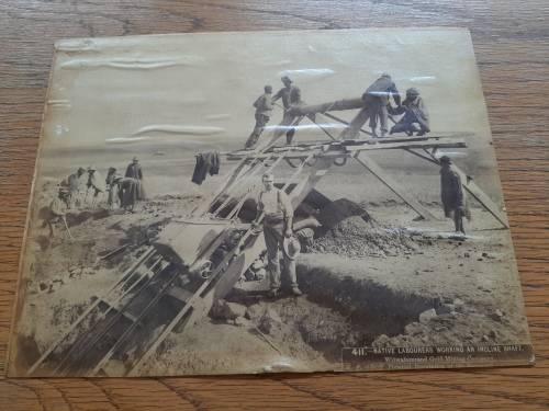 4  ZAR ANTIQUE ALBUM PHOTO PRINTS  ON CARD BOTH SIDES  PRETORIA CHURCH SQUARE