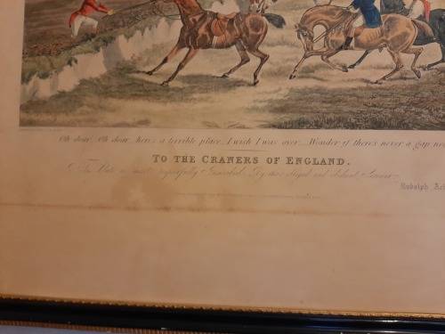 INVESTMENT !  Large  Drawn and Etched by HENRY ALKEN  Published in 1835 by Ackerman   RARE !