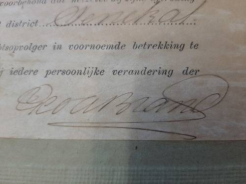 VRYSTAAT SE WETBOEK  1892    GETEKEN!