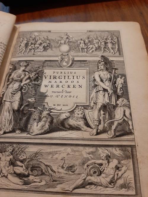 Wercken vertaelt door Vondel   1646 gepubl!!