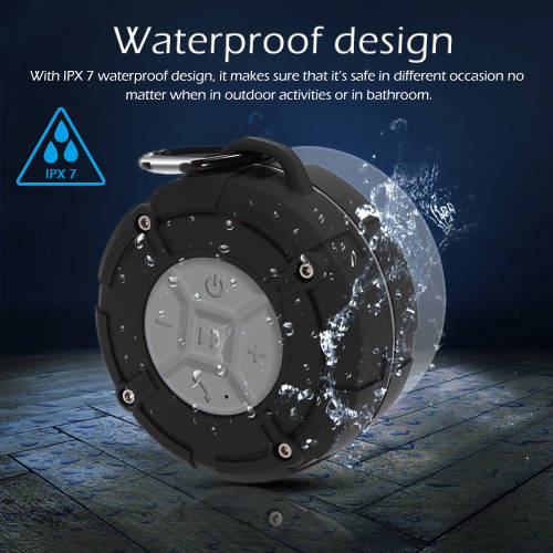TopRoad Outdoor WATERPROOF Bluetooth Suction Speaker [Brand New!]