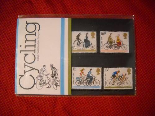 COLLECTORS MINT UK  STAMPSET ''CYCLING'' 1978