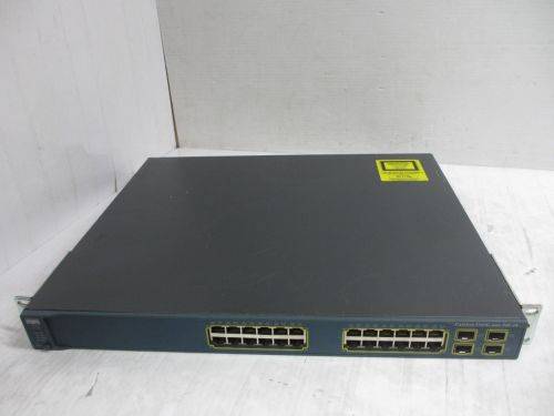 Cisco Catalyst WS-C3560G-24PS-S 24-Port Gigabit PoE Network Switch