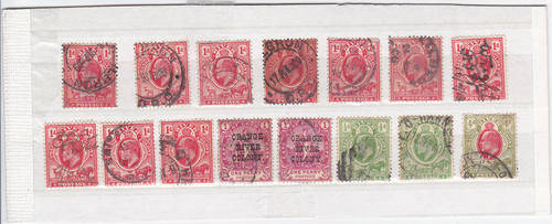 Collection of fine used Free State stamps