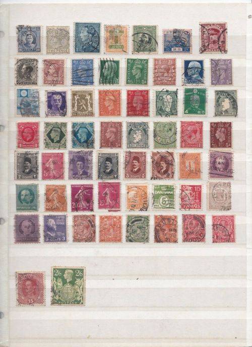 Group of world used stamps - including early Hong Kong, China, GB and more