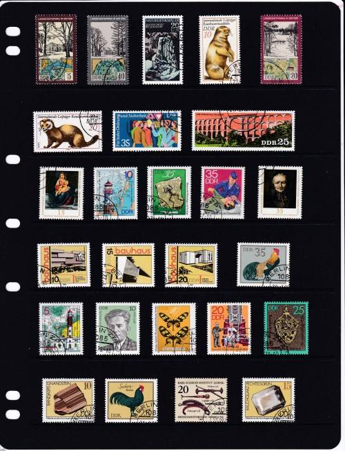 Germany - DDR - Large group of UMM CTO Stamps
