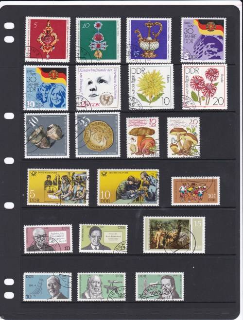 Germany - DDR - Large group of UMM CTO Stamps