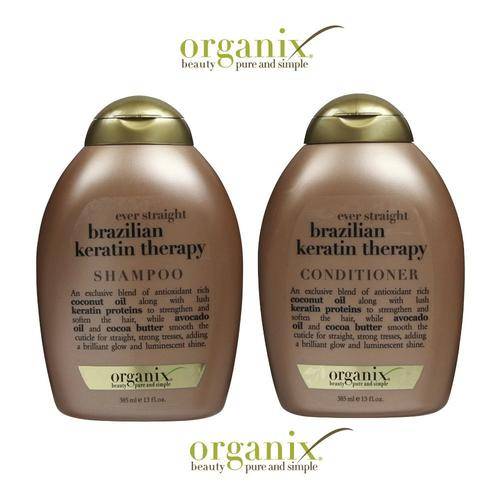 Organix Brazilian Keratin Therapy Shampoo and Conditioner 385ml
