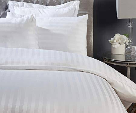 Softy Home Egyptian Cotton Satin Duvet Set - Stripe