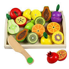 Wooden Fruit Cutting Vegetables Toys Magnetic Wooden Role Play Food Set Children Pretend Food Toy fo
