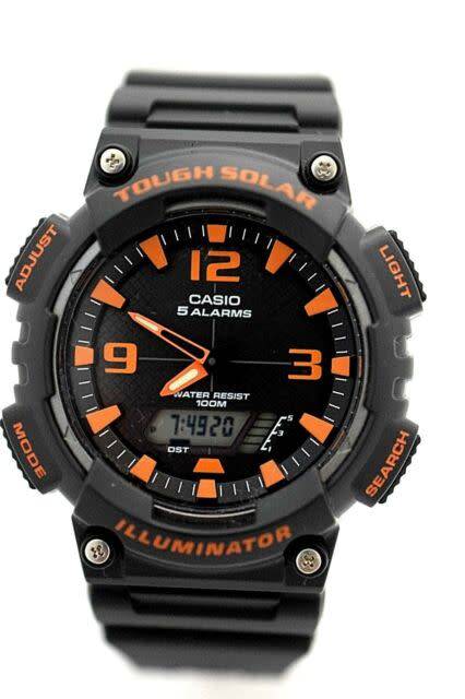 Casio Men's Slim Solar Multi-Function Analog-Digital Watch