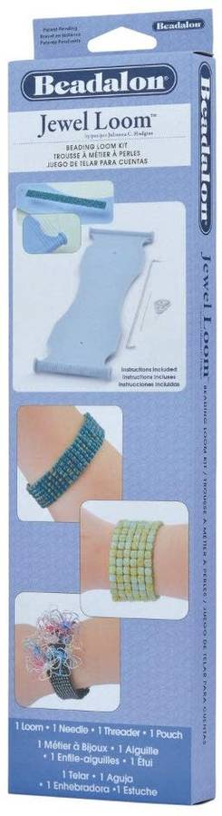 Beadalon Jewel Loom Kit: Beading Loom, Needle, Threader, Pouch
