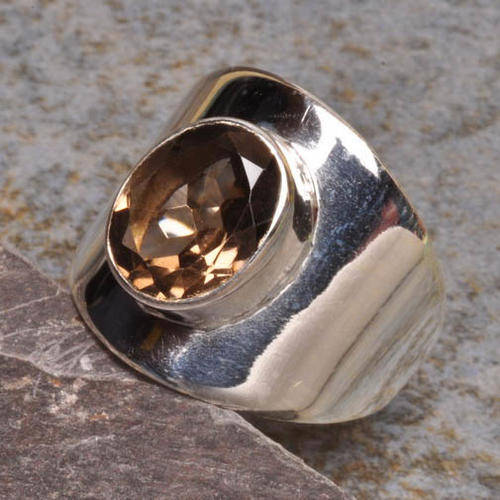 Sterling Silver Smoky Quartz Ring