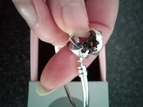 Pandora Moments Heart Bangle