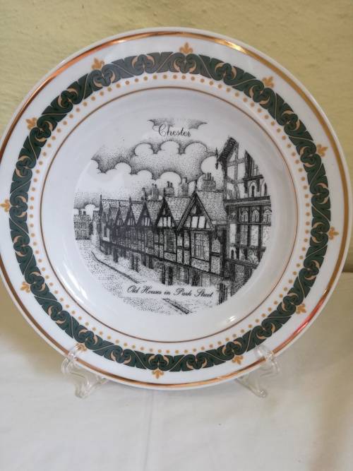 LIMITED EDITION PLATE - GERALD SWAN - OLD HOUSES IN PARK STREET