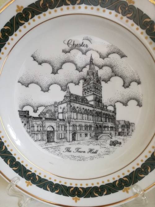 LIMITED EDITION PLATE - GERALD SWAN - THE TOWN HALL
