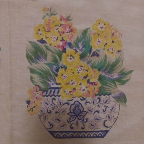 SWEET VINTAGE FLORAL PRINTED TABLECLOTH