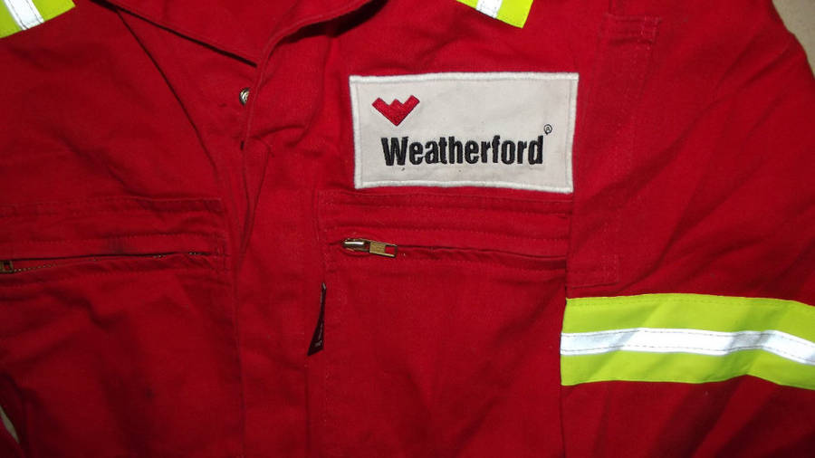 Old Weatherford Oil and Gas Company 100% Cotton Fire Retardant Coverall Suit