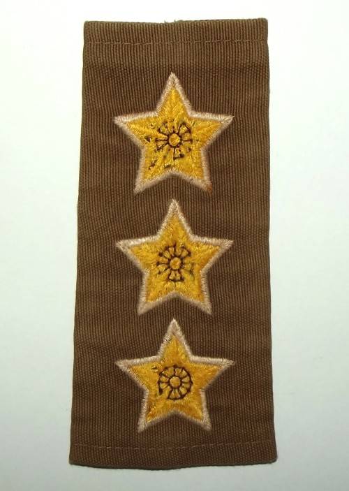 SADF Border War Army Captain Nutria Cloth Slip On Rank