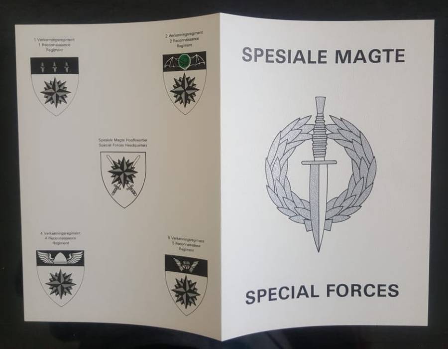 Original SADF Special Forces Unused Booklet Cover