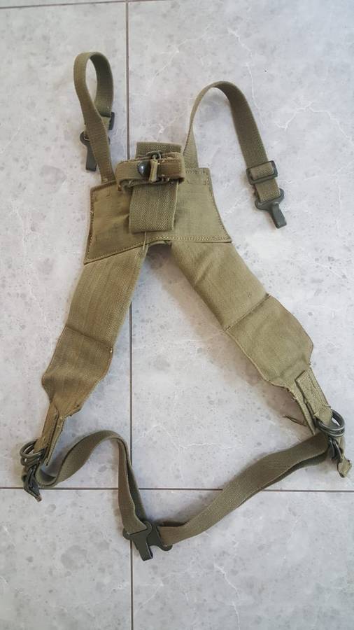 OLD RHODESIAN ARMY WEBBING PADDED YOKE HARNESS