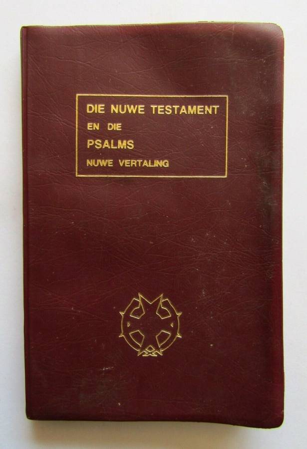 1986 SADF Chaplain Service Afrikaans Pocket Bible