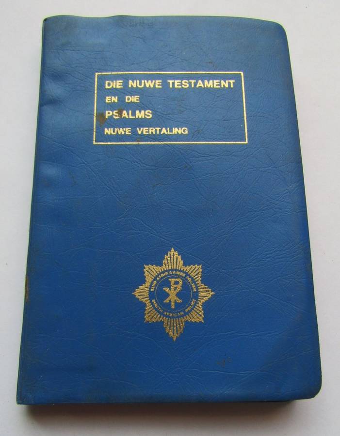 1992 SA Police Afrikaans Pocket Bible