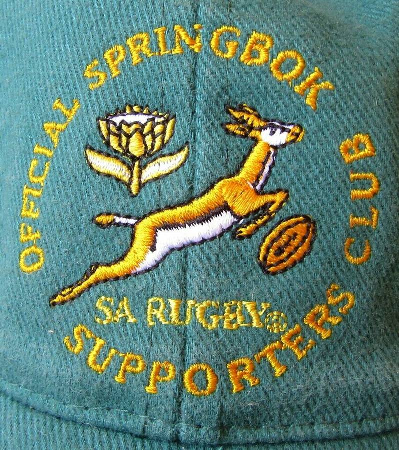 Old SA Rugby Official Springbok Supporters Club Green Cap