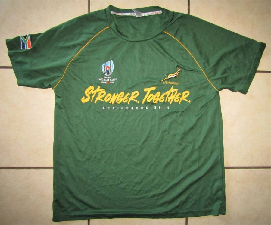 2019 World Cup Springbok Rugby Shirt