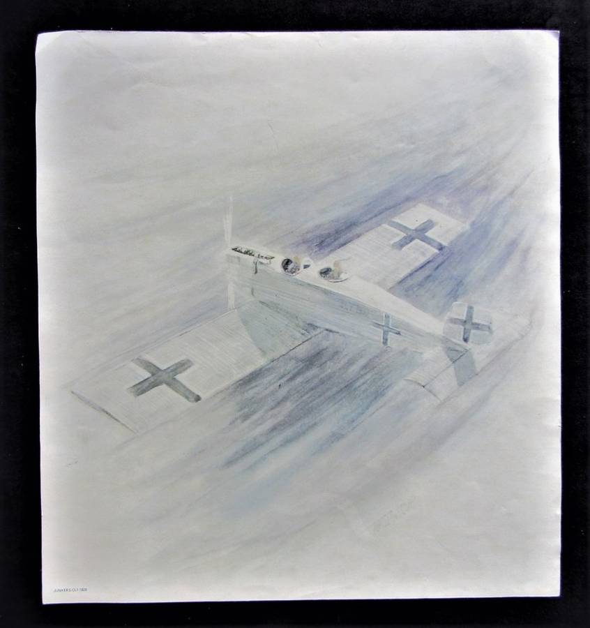 1920 Junkers CL1 Aircraft Poster