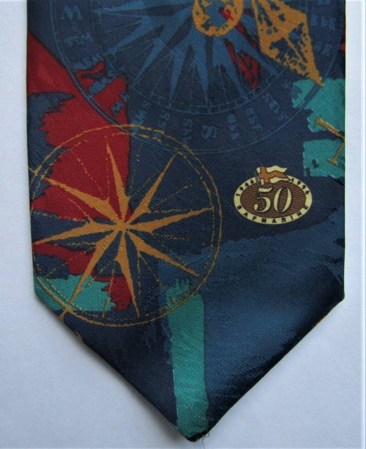 1946 - 1996 Safmarine Shipping Line 50th Anniversary Neck Tie